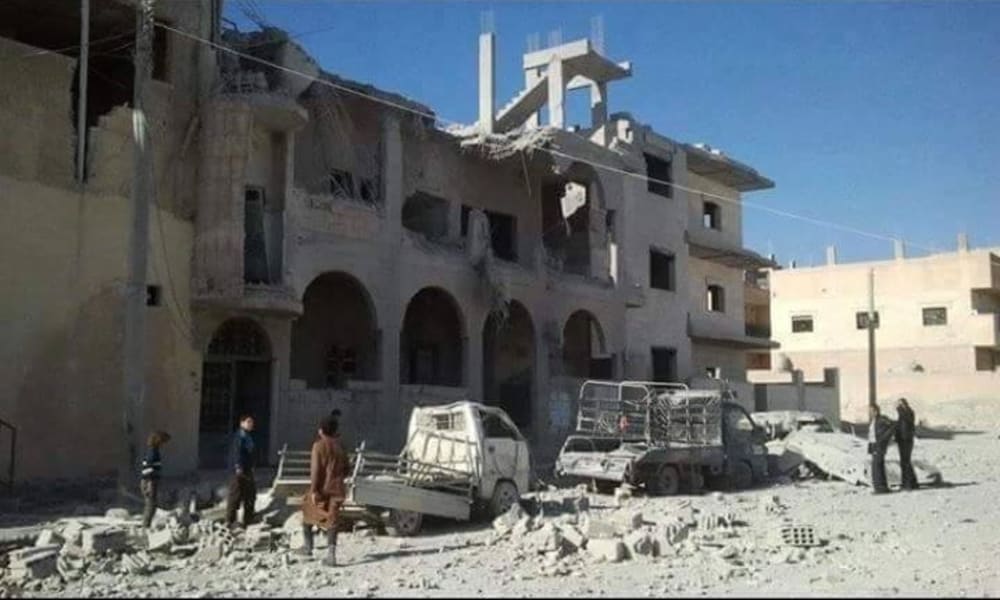 raqqa building destroyed 2015