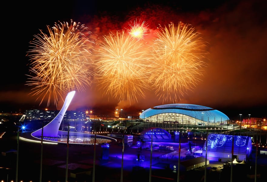 Sochi fireworks