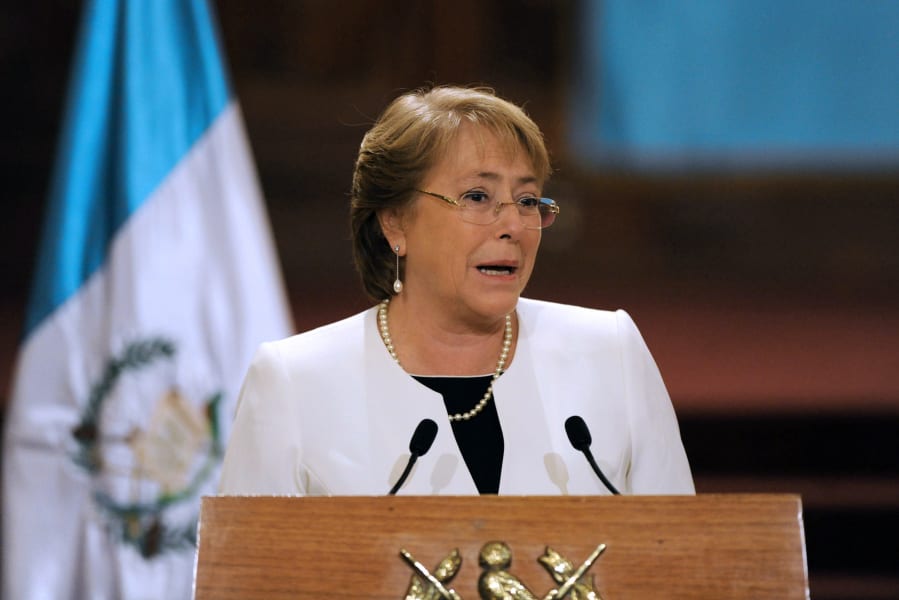 Michelle Bachelet 2016 female leader