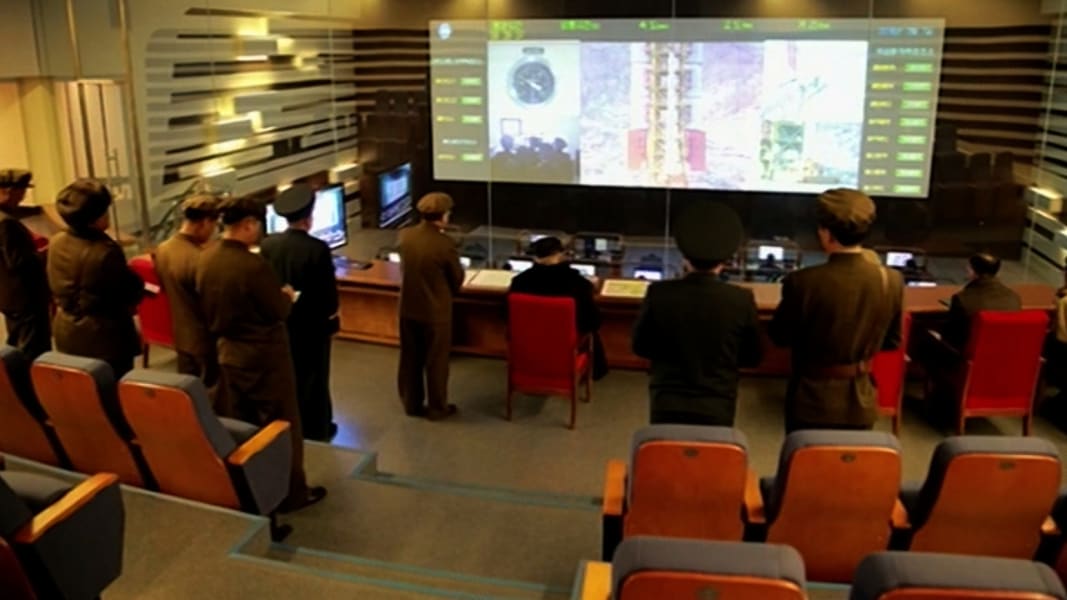 North Korea missle launch control room 1