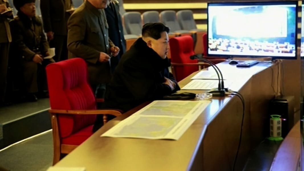 North Korea missle launch control room