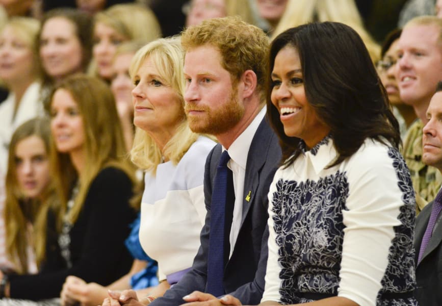 Michelle Obama and Prince Harry Oct 28