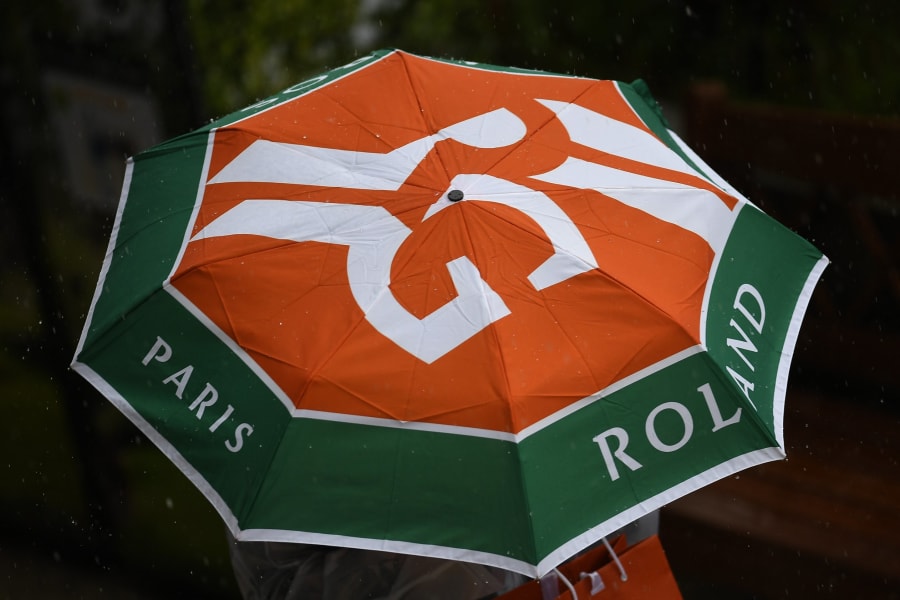Rains Stops play French Open Roland Garros 