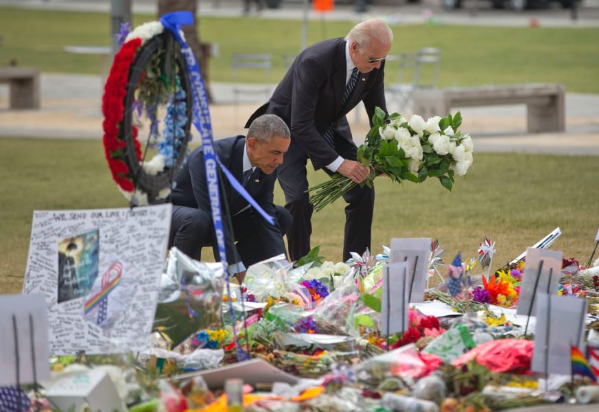 Obama Biden Orlando Memorial 