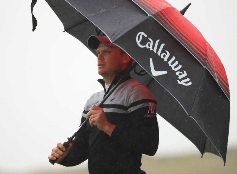 Danny why does it always rain on me willett day two the open golf royal troon 