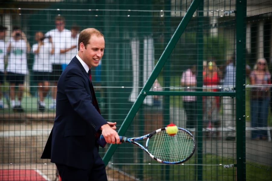 Prince William tennis