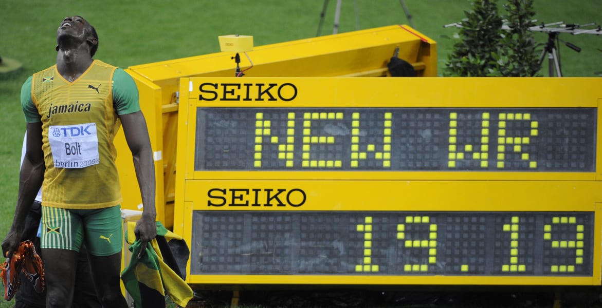 usain bolt 200m world record berlin 2009