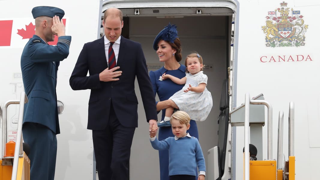01 royals arrive in canada