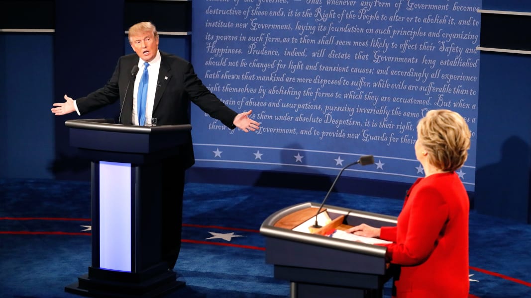 First Pres debate Trump