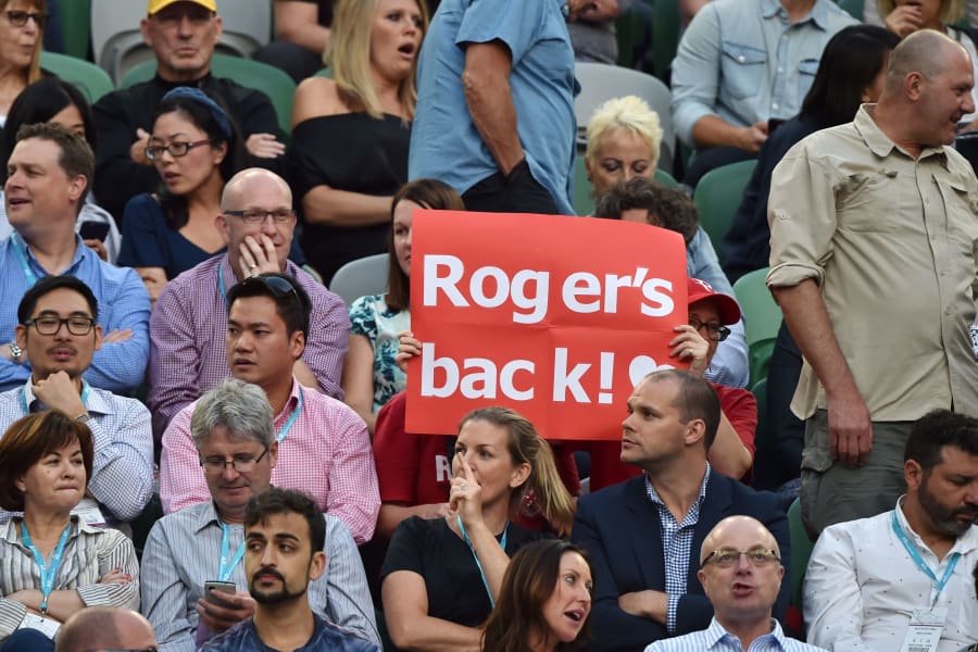 Roger's back