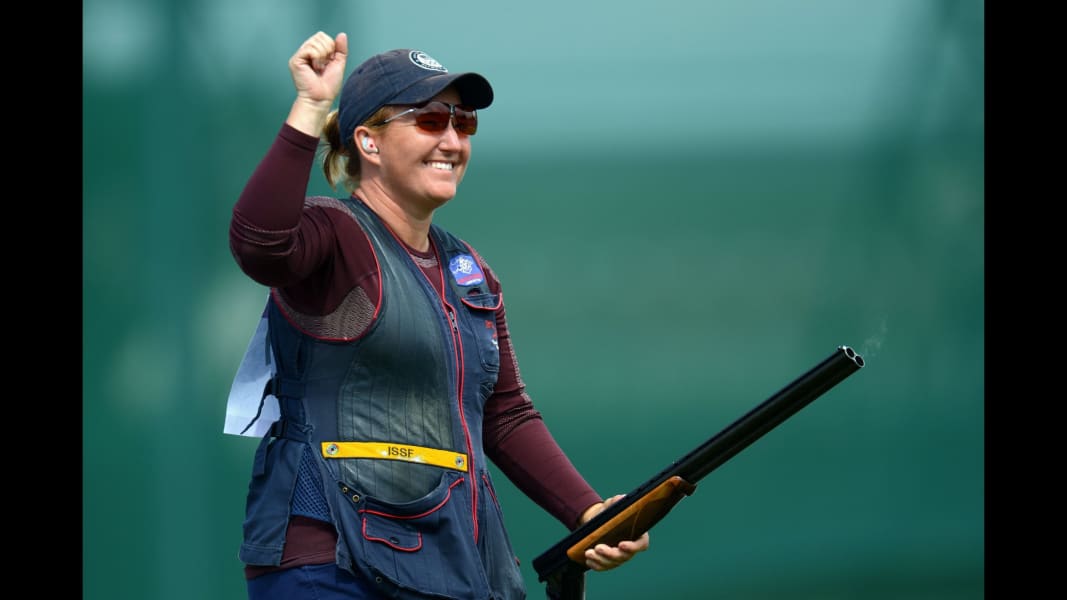 pregnant olympians Kim Rhode