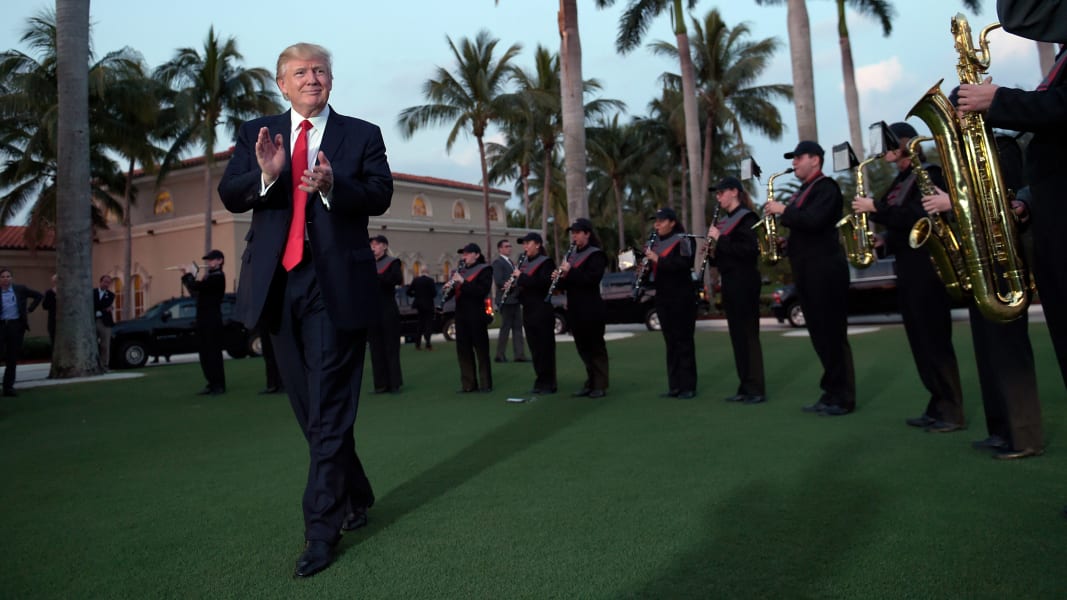 trump golf florida FEB FILE