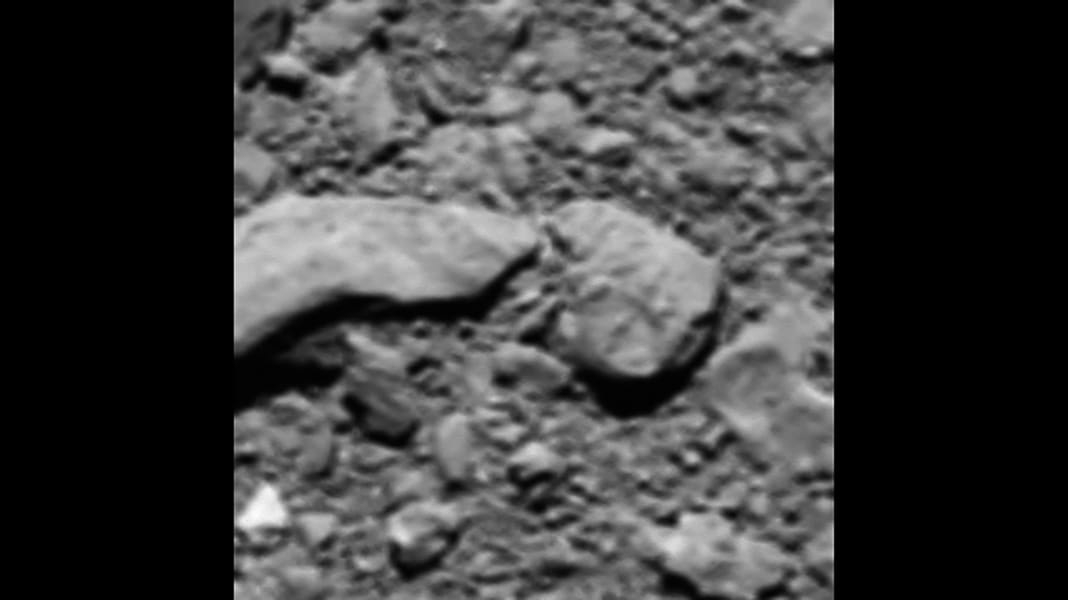 Rosetta spacecraft last image