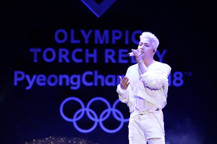 K-pop Taeyang pyeongchang winter olympics 100 days to go
