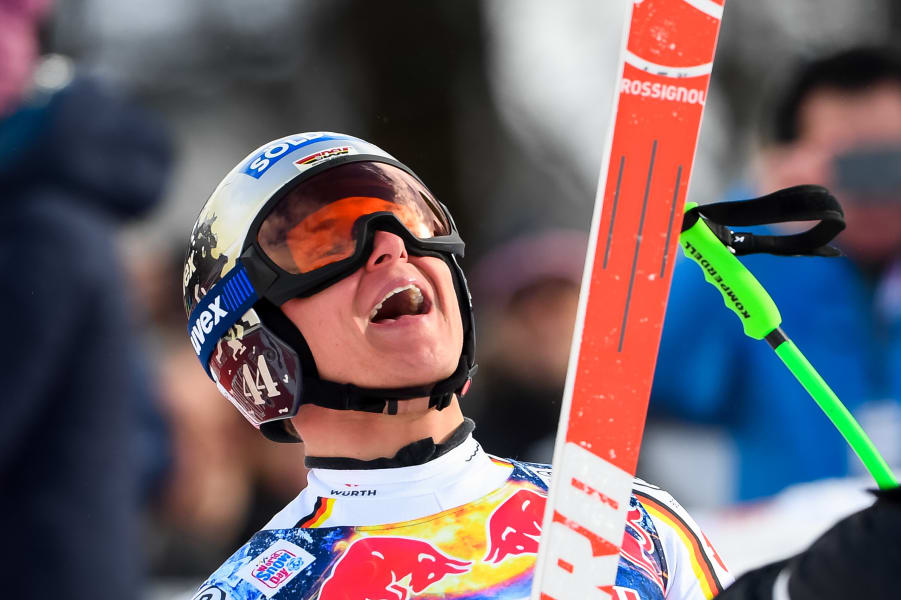 Kitzbuhel downhill World Cup skiiing Thomas Dressen tease