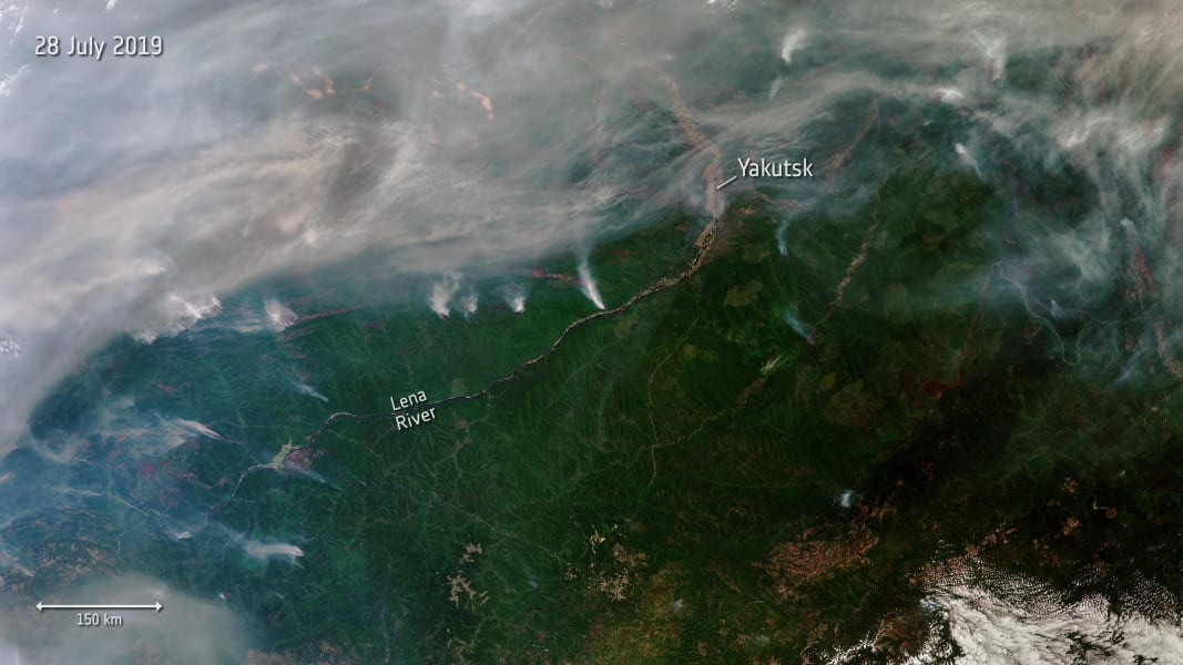RESTRICTED thomas pesquet siberian wildfires