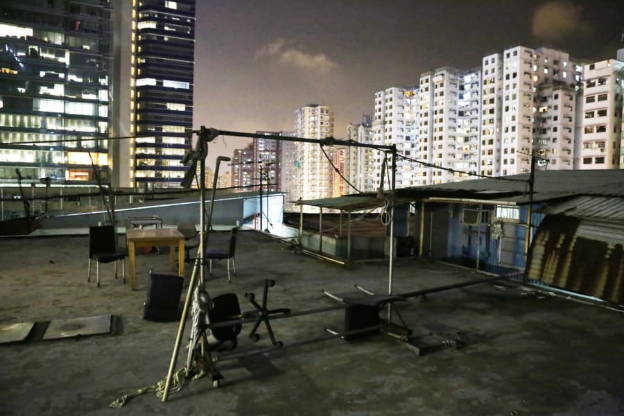  Hong  Kong  s rooftop  slums