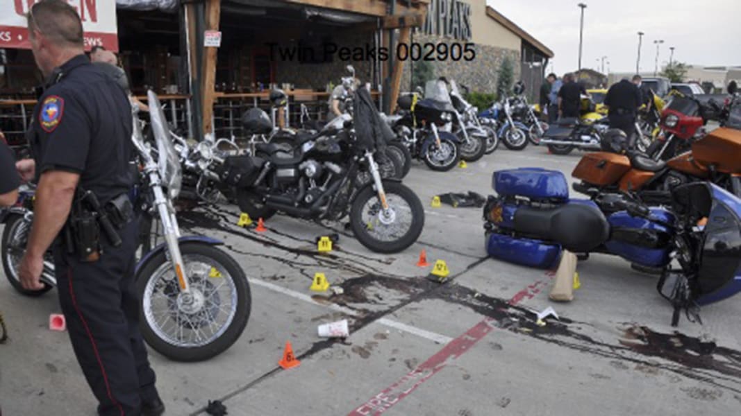 Waco biker shootout: The crime scene