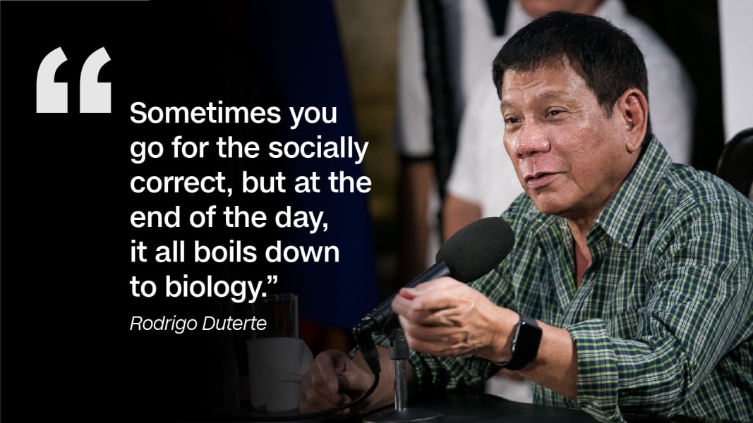 Rodrigo Duterte's most controversial comments