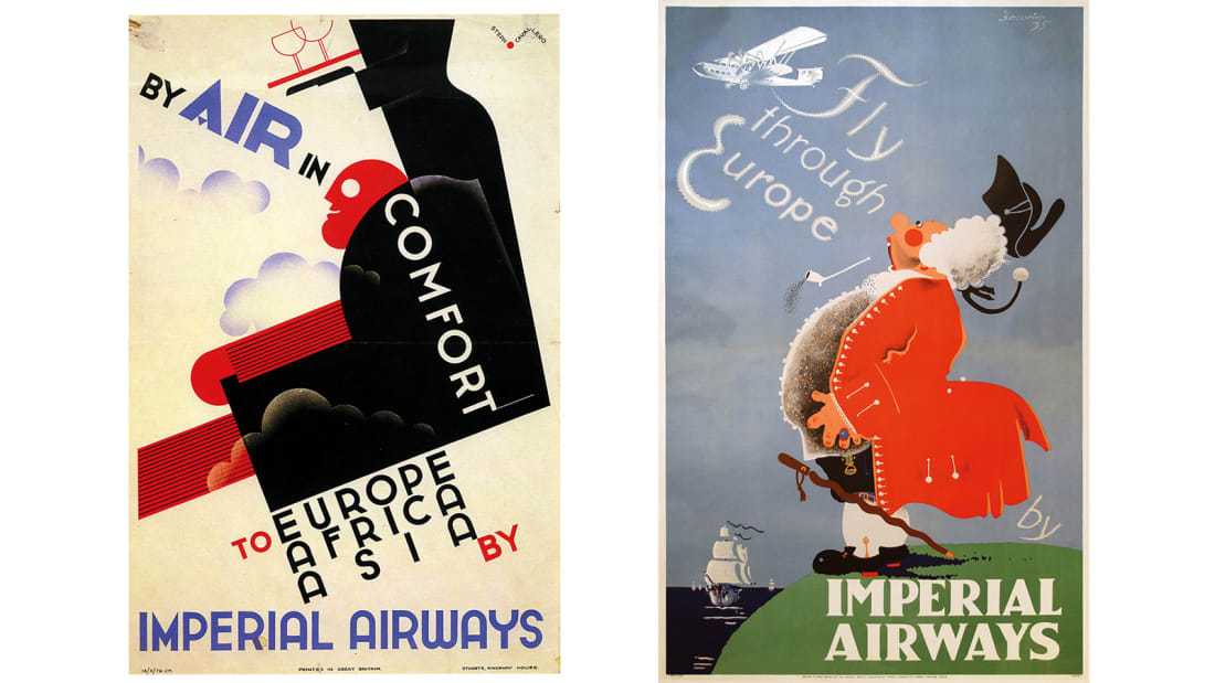 British Airways vintage posters (2)