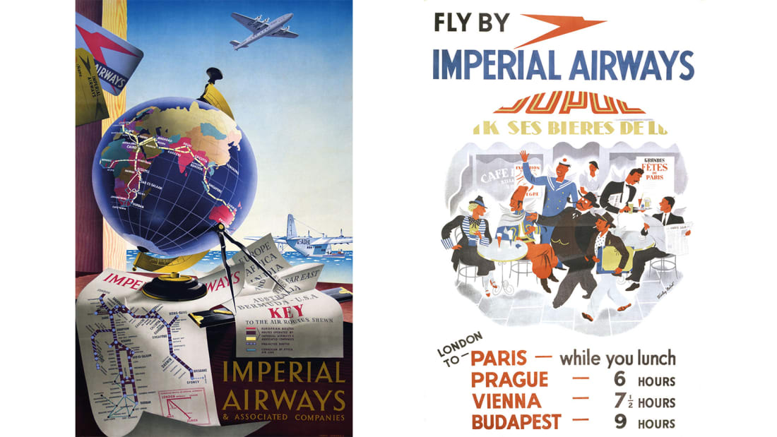 British Airways vintage posters (3)