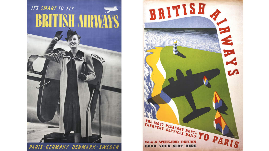 British Airways vintage posters (4)
