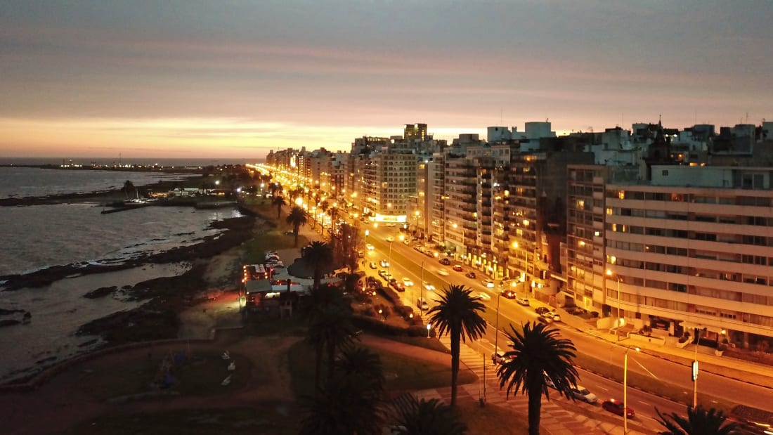 Montevideo, set on the River Plate, is one of South America's great capitals.