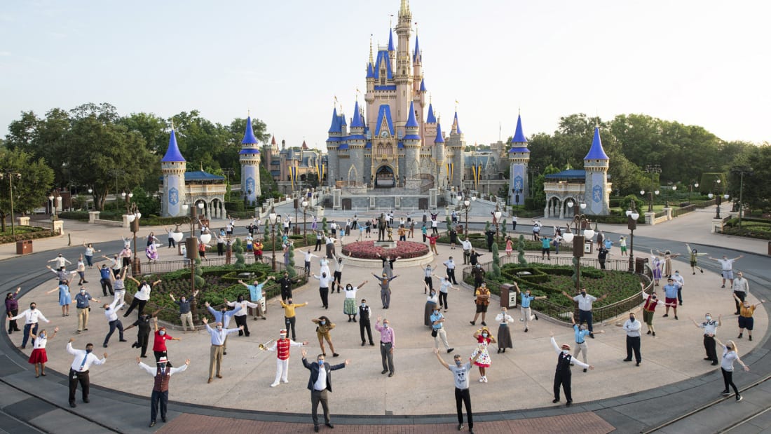 Walt Disney World reopened in July 2020.