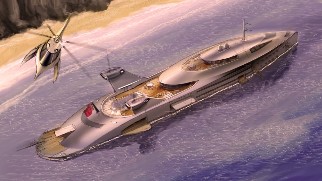 Superyacht concept - The Cobra - Uros Pavasovic Studio 