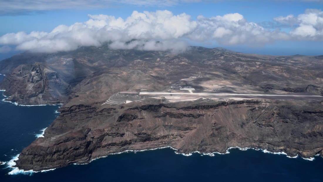J2GRPP Aerial Shot of St Helena Airport