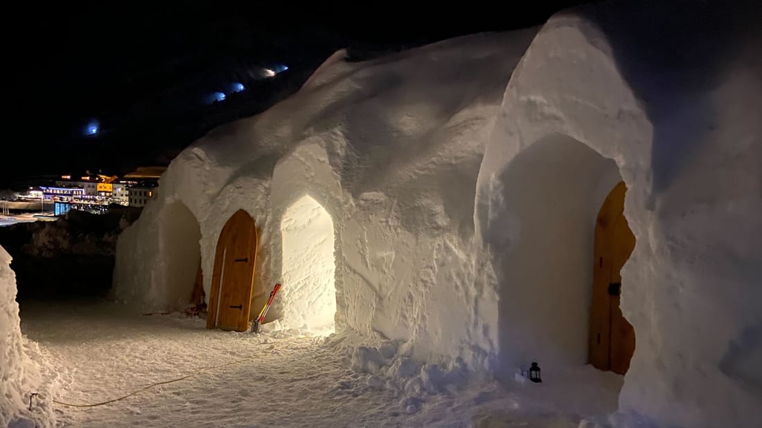 Cold comfort: The Iglu-Dorf at Kühtai, Austria.