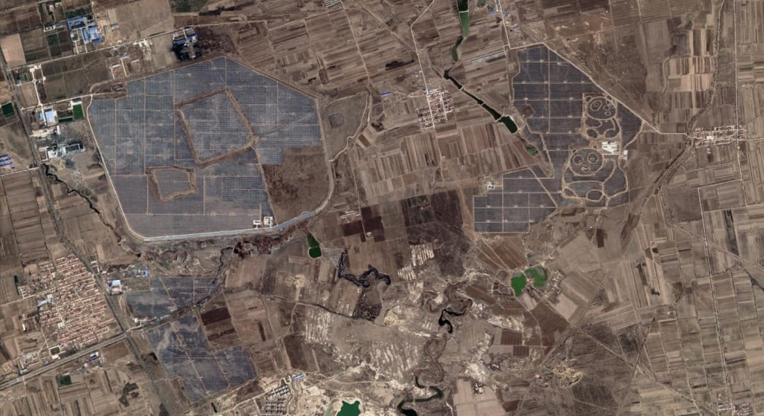 datong solar station google earth