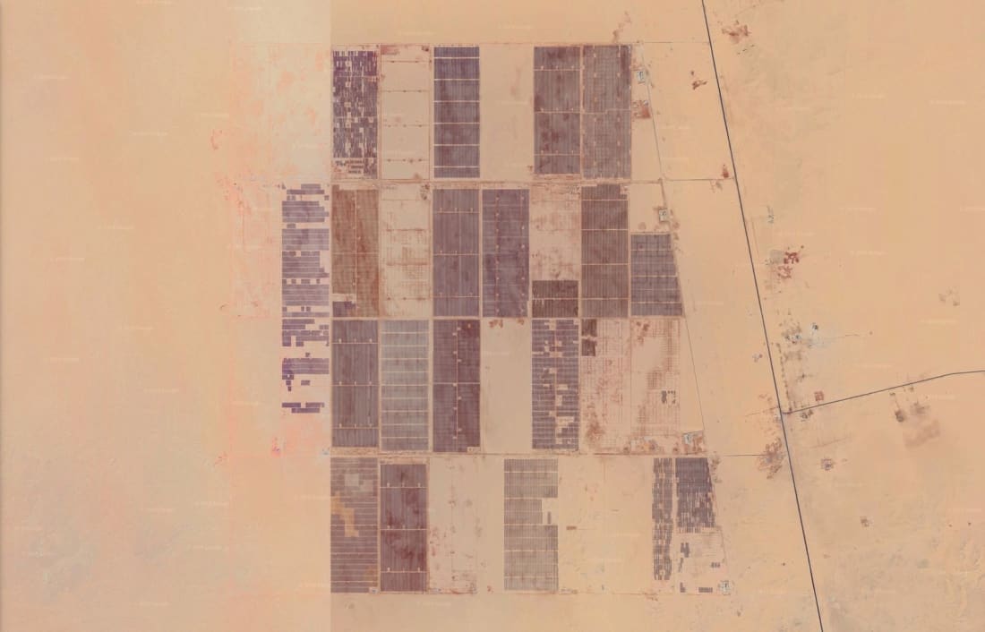 Benban solar park egypt gogle earth april 2019