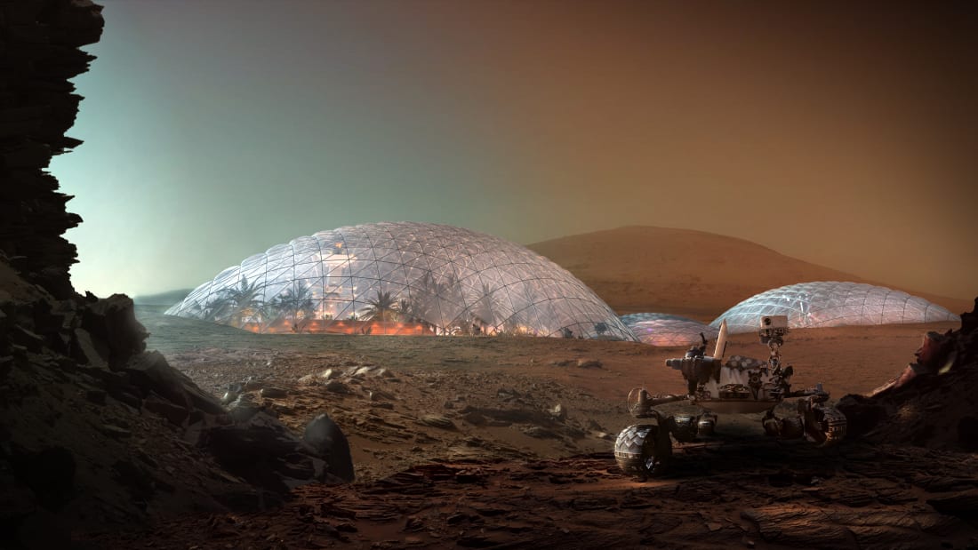 Mars Science City prima fase base Marte