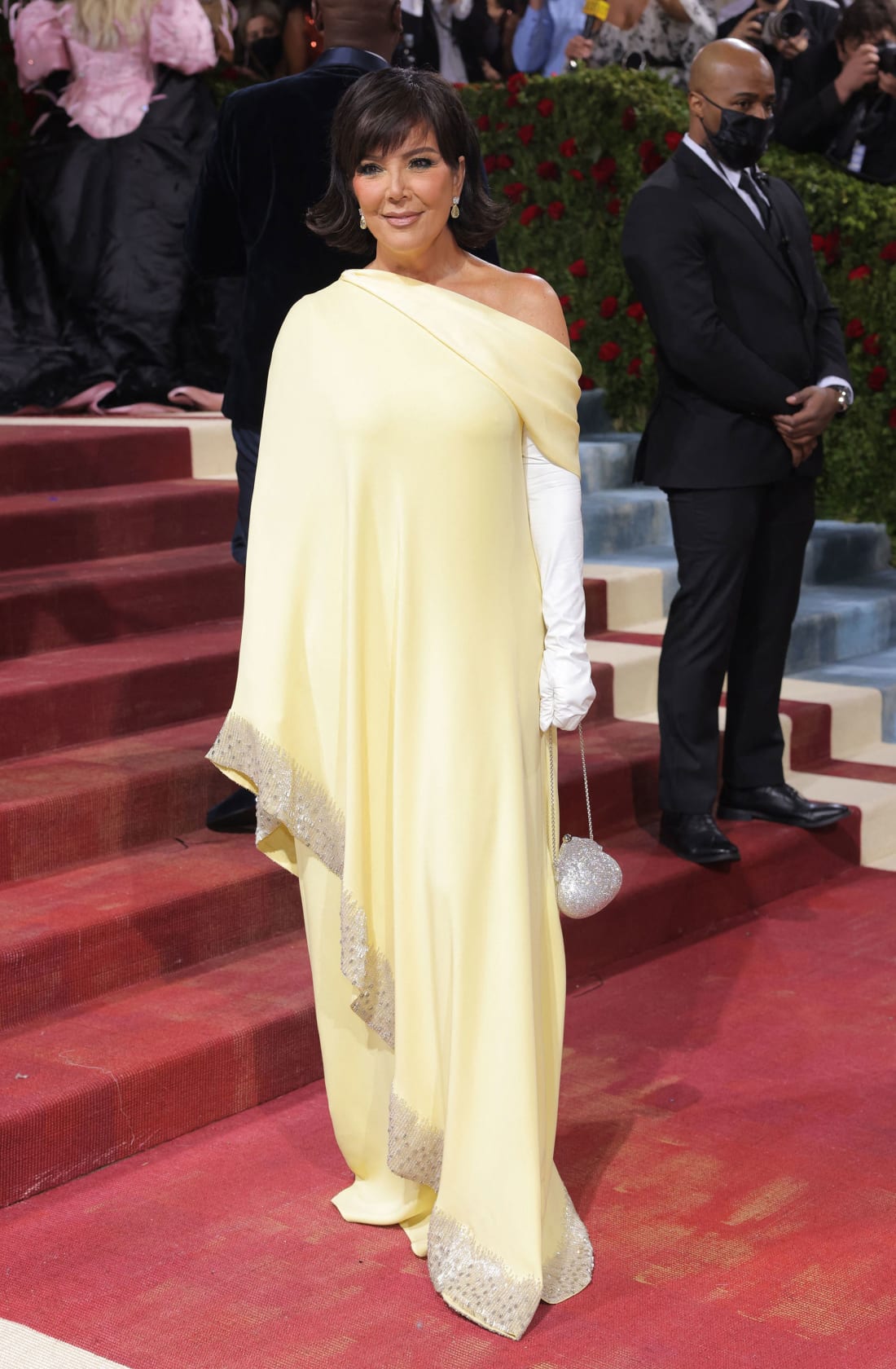 Kris Jenner in Oscar de la Renta.