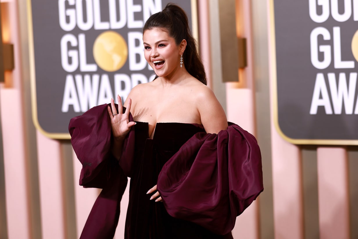Selena Gomez was one of several stars to wear Valentino.
