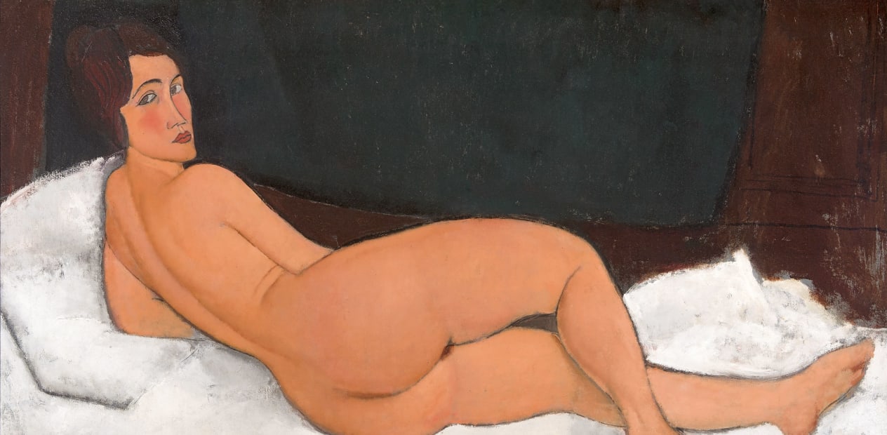 "Nude" (1917) by Amedeo Modigliani