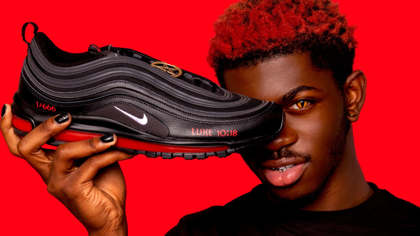 Lil Nas X releases unofficial 'Satan' Nikes containing human blood
