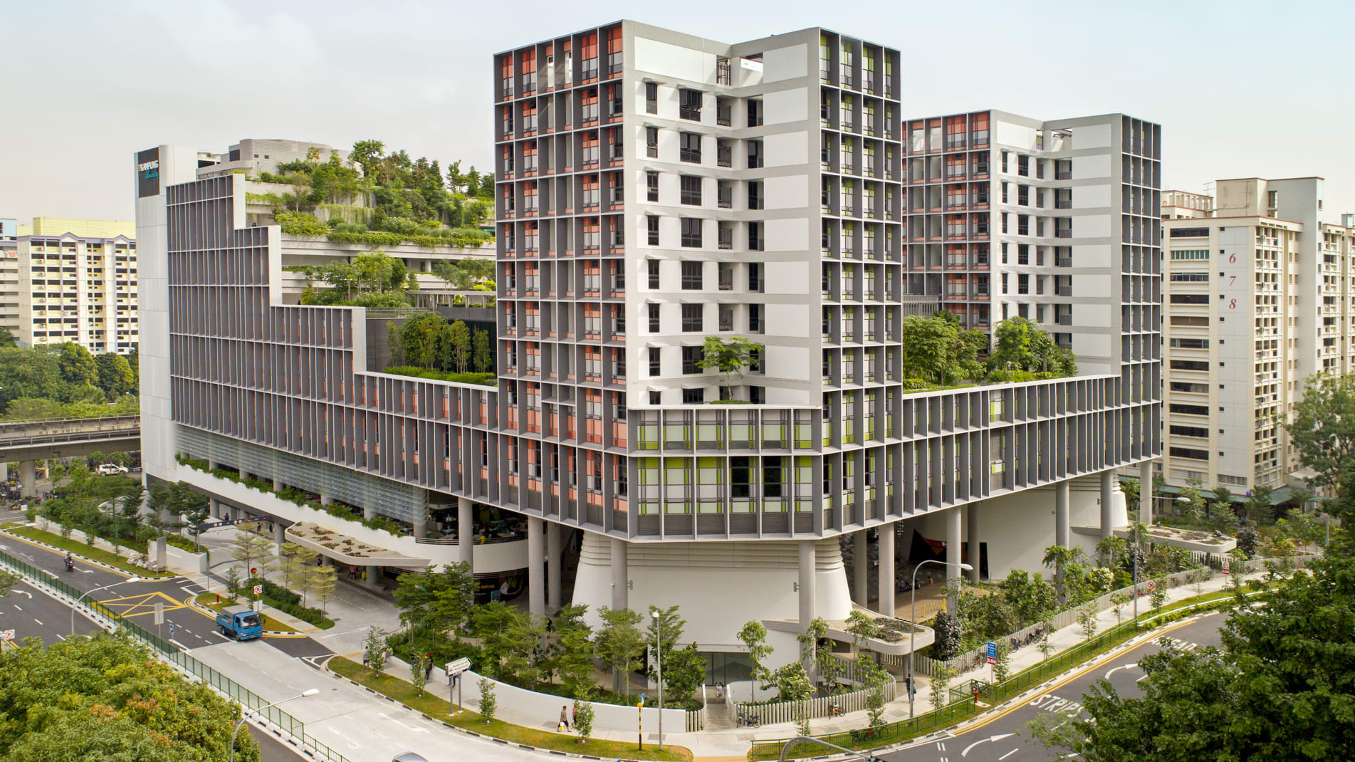 Kampung Admiralty in Singapore, winner of the World Architecture Festival's "Building of the Year" 2018