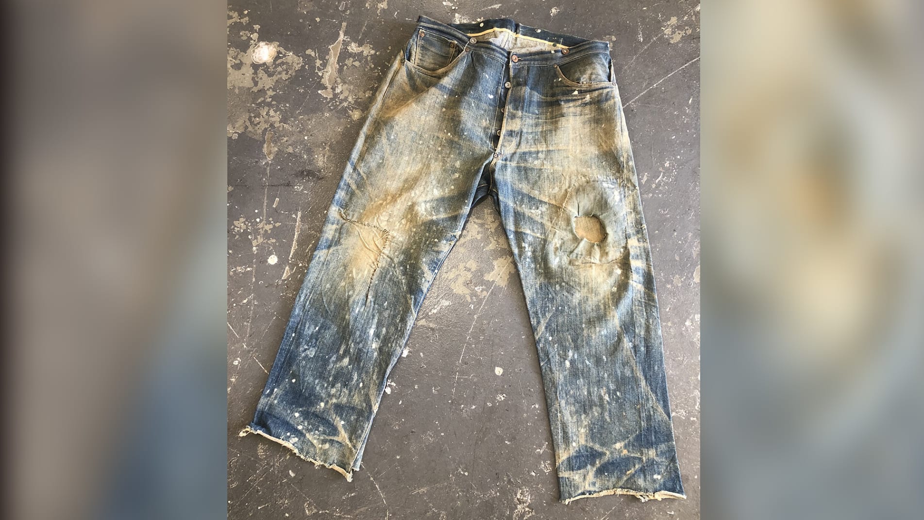 The 19th-century Levi's jeans sold for $87,000 at auction (Zip Stevenson)