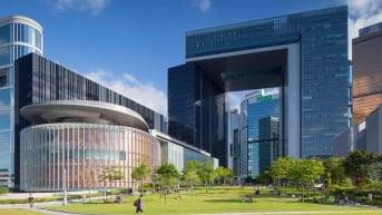 The Central Government Complex in Admiralty, Hong Kong.