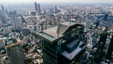 Mahanakhon Skywalk S Thrilling Glass Floor In Bangkok Is For