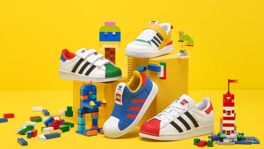 Lego has created an Adidas sneaker, complete with laces and a shoebox - CNN  Style