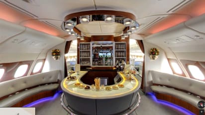 Google Street View Goes Inside Airbus A380 Cnn Travel