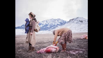 Montana Gleaners Scavenge Meat From Bison Carcasses Cnn Travel