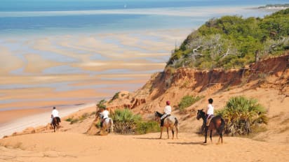 Bazaruto Archipelago Mozambique Islands Where Horses Play In Surf
