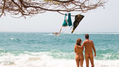 Public Nude Beach Sex - The naturist couple that travels the world naked | CNN Travel