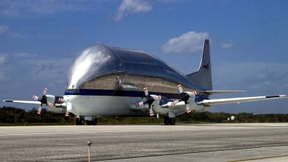 Super Guppy The Original Supertransporter Airplane Cnn Travel