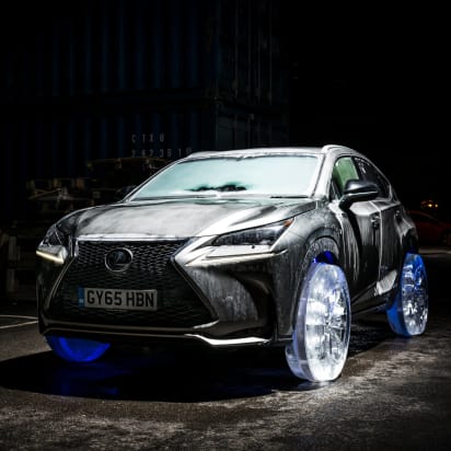 New Lexus Nx Drives On Ice Wheels Cnn Style