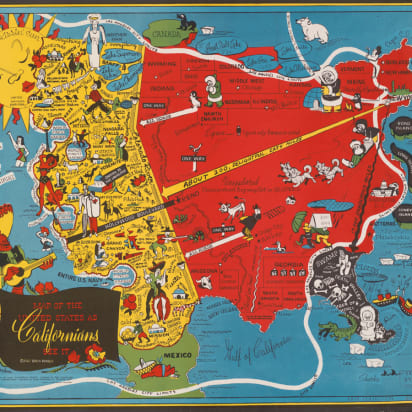 Pictorial Maps Tell The Story Of 20th Century America Cnn Style